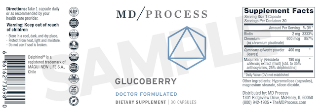 MD/Process GlucoBerry Label